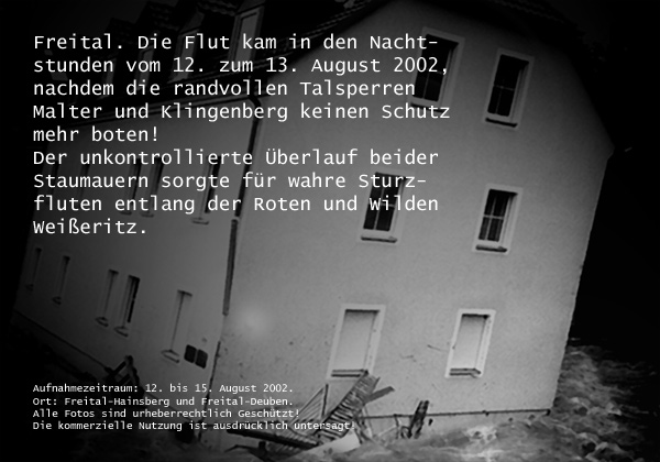 Die Flut am 12. August 2002