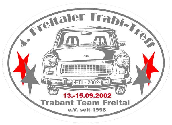 Sticker - 4. Freitaler Trabi-Treff 2002