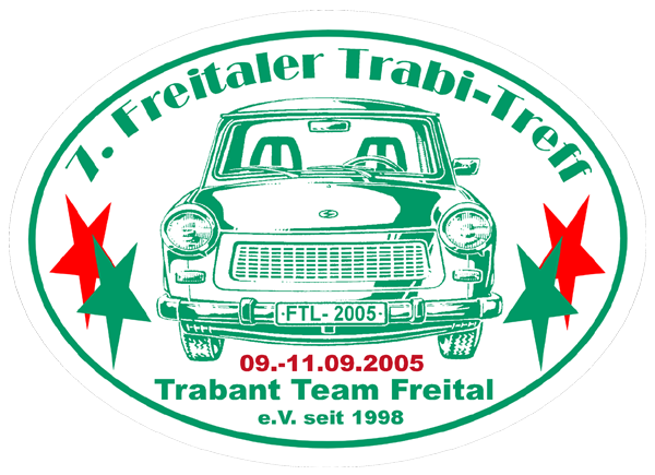 Sticker - 7. Freitaler Trabi-Treff 2005