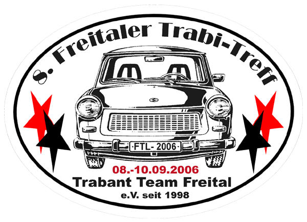 Sticker - 8. Freitaler Trabi-Treff 2006