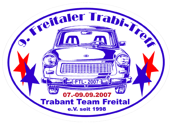 Sticker - 9. Freitaler Trabi-Treff 2007