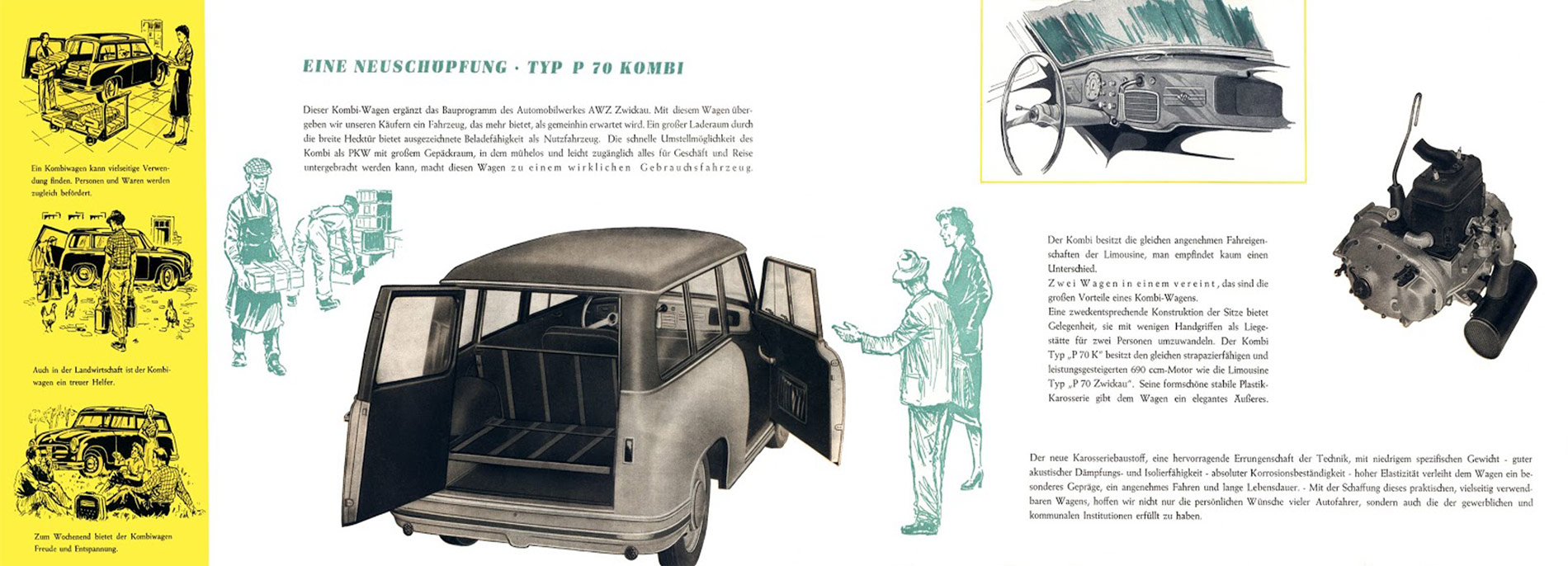 1956 - AWZ P 70 - Doppelseite