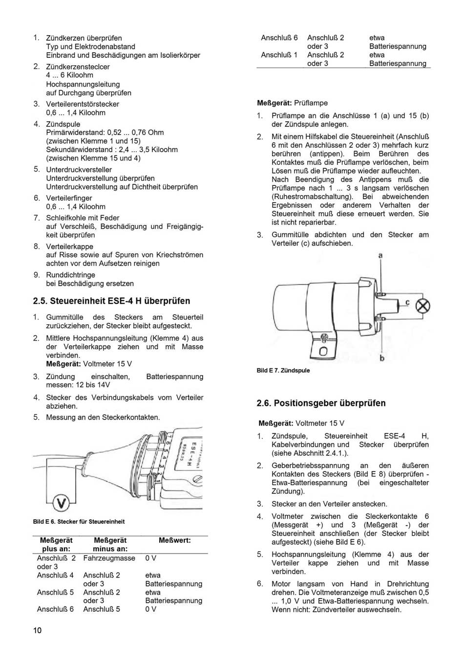 Reparaturanleitung für den Trabant 1.1 - Elektrik