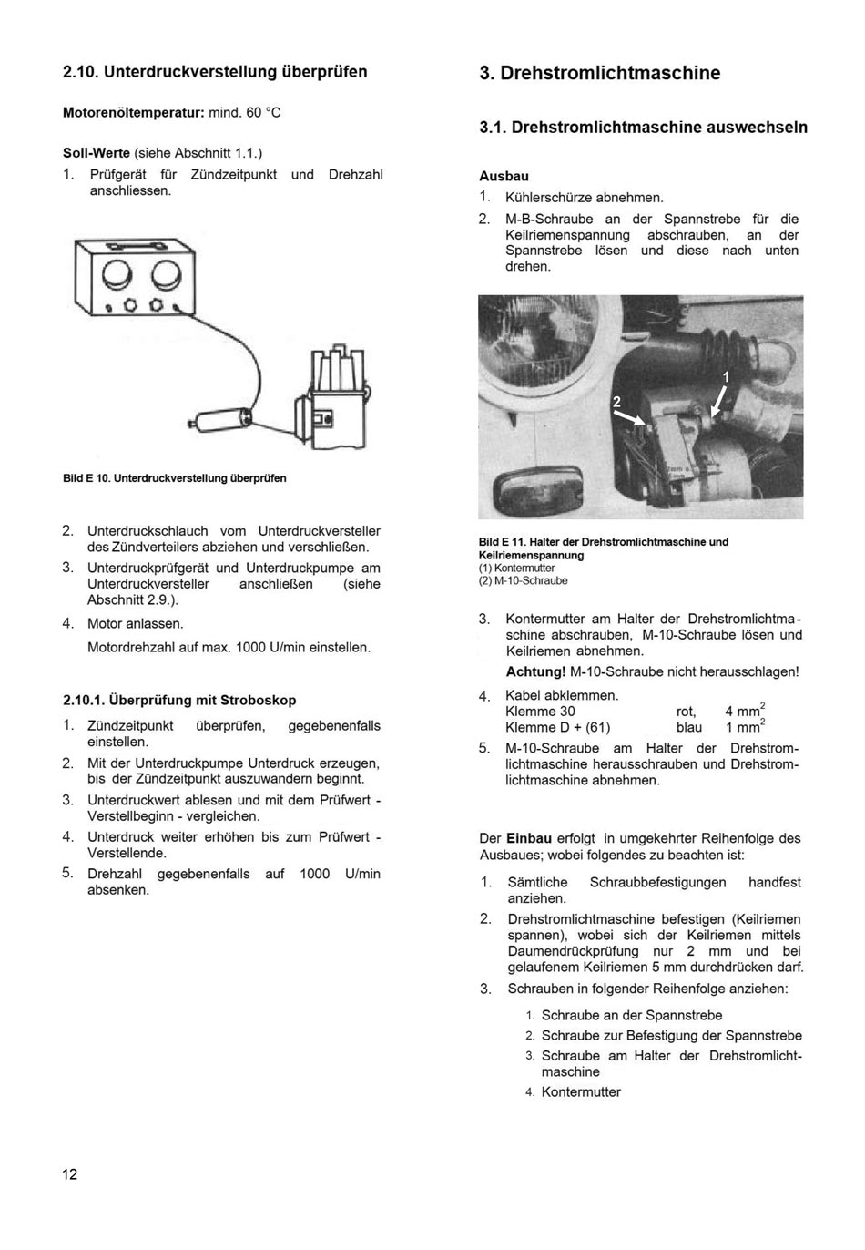 Reparaturanleitung für den Trabant 1.1 - Elektrik