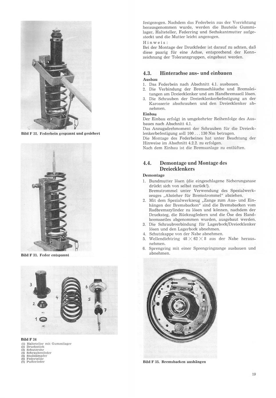 Reparaturanleitung für den Trabant 1.1 - Fahrgestell