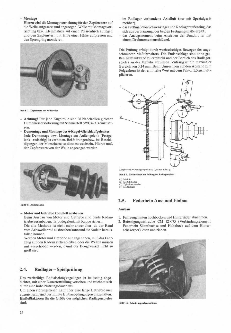 Reparaturhandbuch Weiterentwicklung Trabant 601