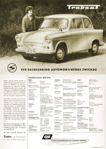 1961 - Trabant P 50/1 Limousine