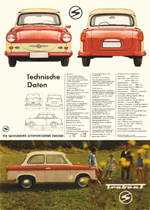 1962 - Trabant P 50/2 Limousine und Kombi