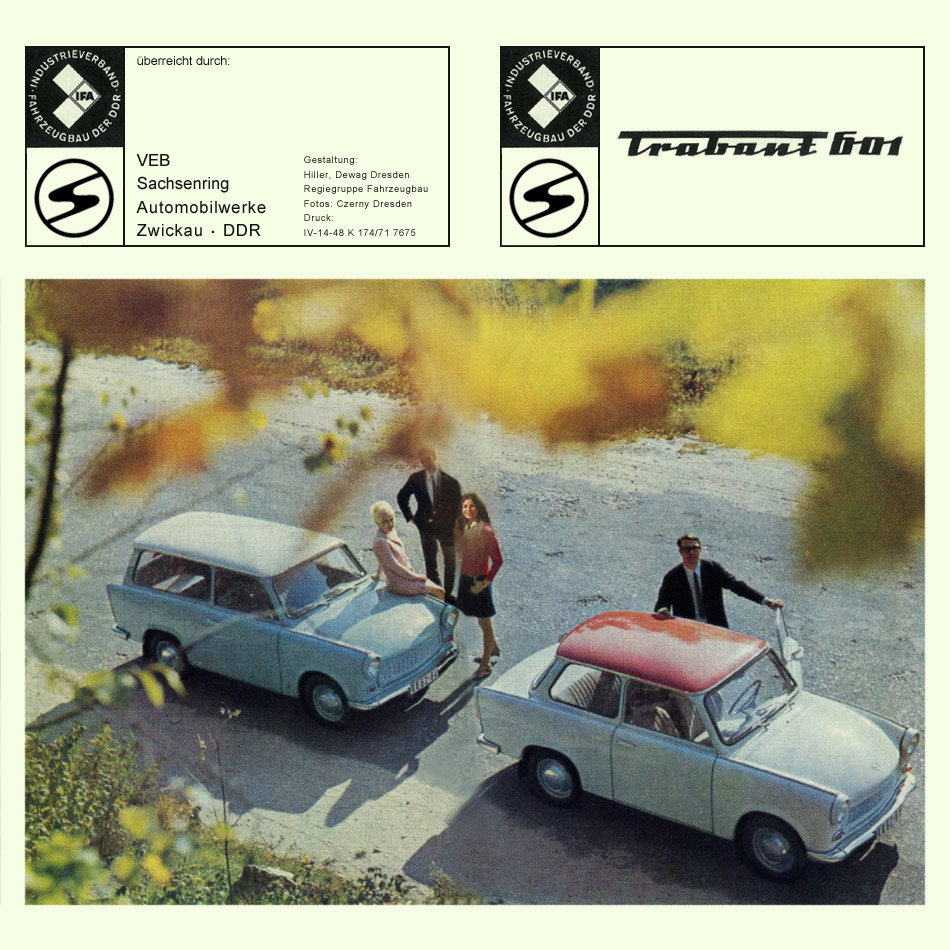 1971 - Trabant 601 - Seite 8/1