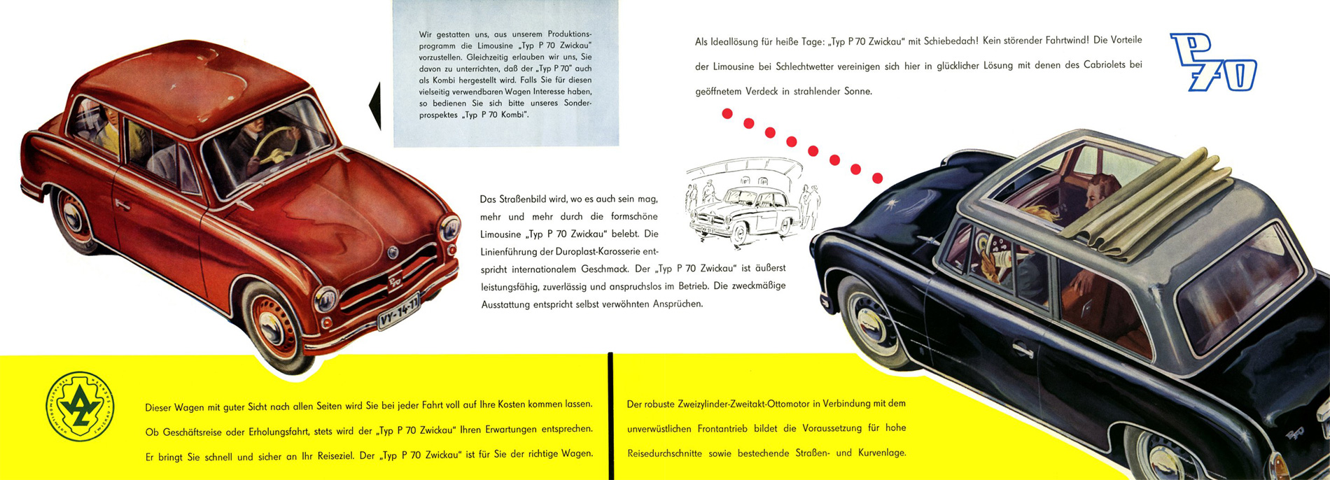 1956 - AWZ P 70 - Seite 2 und 3
