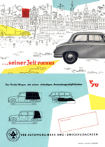 1956 - AWZ P 70 Zwickau Limousine und Kombi
