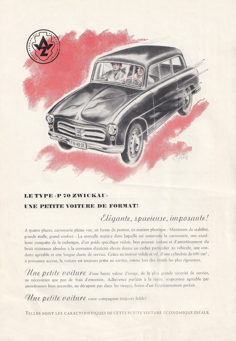 1956 - AWZ P 70 - Seite 1