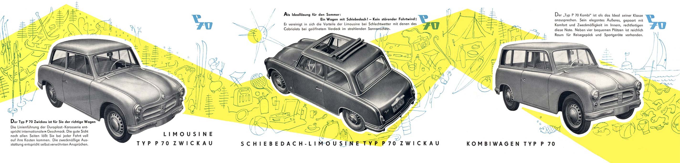 1956 - AWZ P 70 - Doppelseite