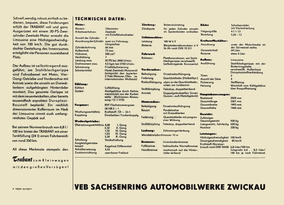 1961 - Trabant P 50 - Seite 2