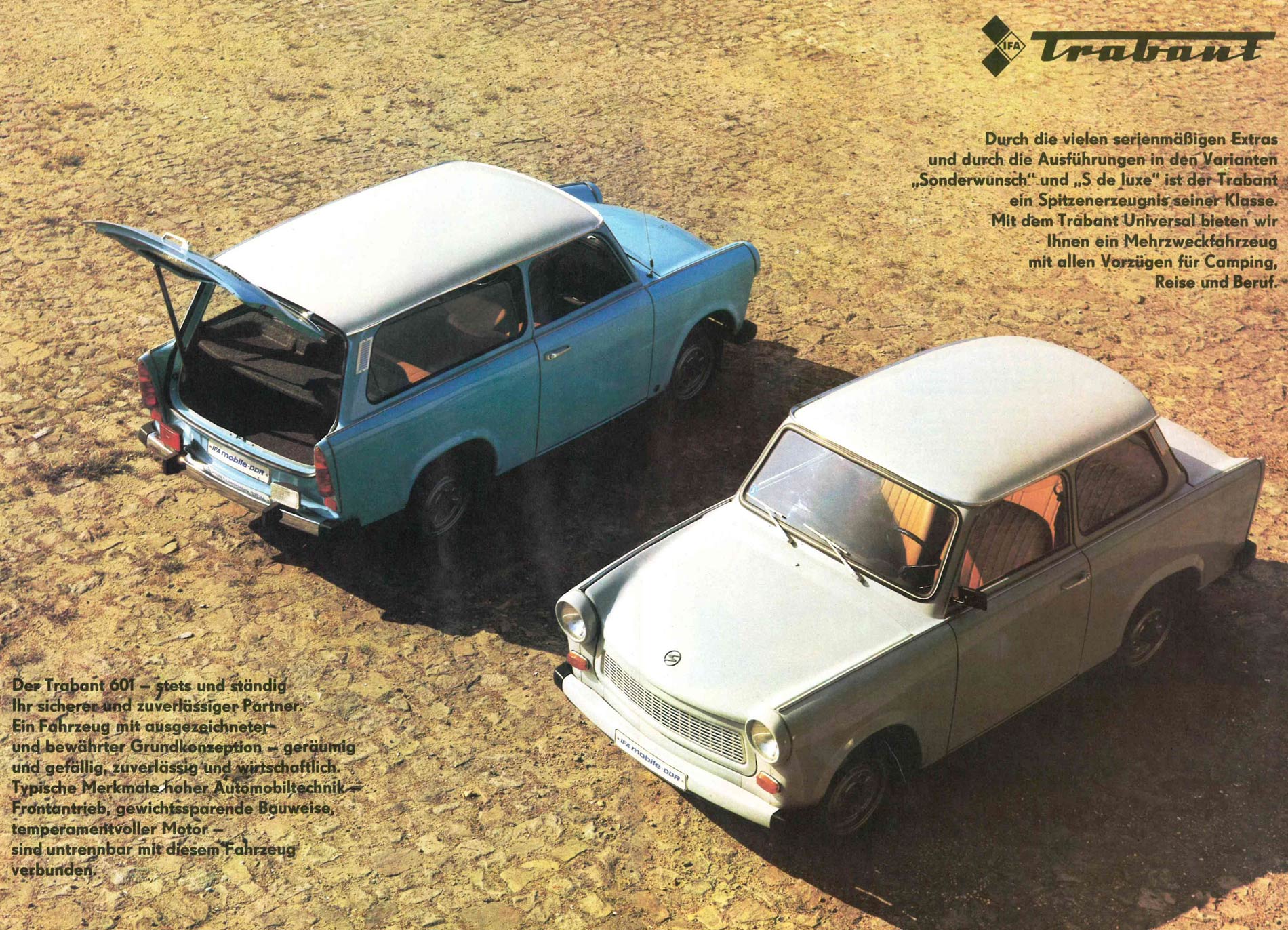 1980 - Trabant P 601 - Doppelseite